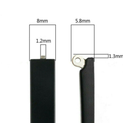 1 Paar Ersatz TR90 Bügel Brillen Sonnenbrillen Reparatur 140mm Schwarz Neu