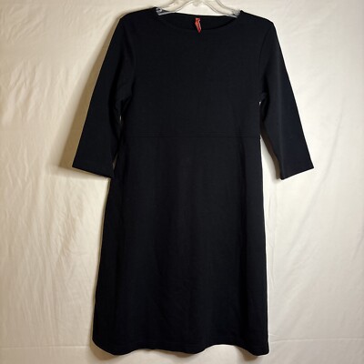 black knit midi dress Juliette Mind Daze Faces Design Organic Cotton Knit Sleeveless Midi Dress by Another Girl M main image 1