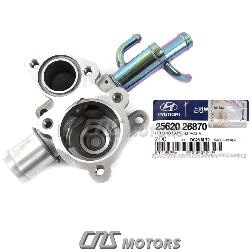 GENUINE Thermostat Housing for 2006-2010 Hyundai Accent OEM 2562026870 - Image 3 of 3