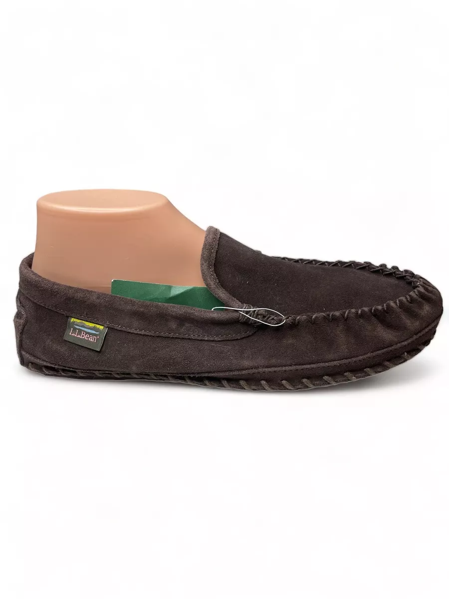 LL Bean Men s Suede Moccasin Slippers Various sizes eBay
