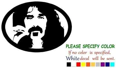 Frank Zappa Vinyl Decal Sticker Car Truck Window Bumper Various Sizes