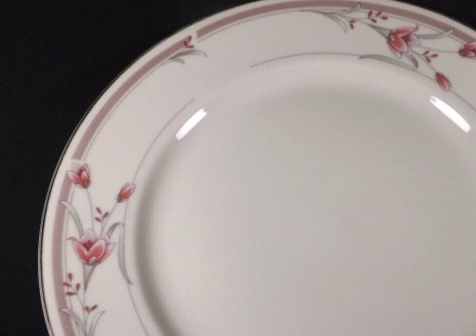 HEATHER FLORAL PLATTER 12" CHOP SERVING PLATE by Regency Sango - Image 2 of 4