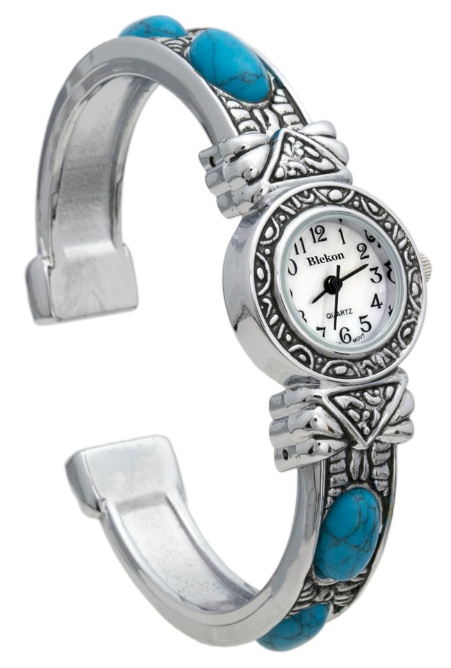 Blekon Japanese Quartz Women's Bangle Watch – 22mm Case, Silver, Fits 5-6 Inch Wrist, Small & Elegant