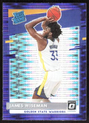 2020-21 3514E Donruss Optic RATED ROOKIE PURPLE PULSAR PRIZM James Wiseman