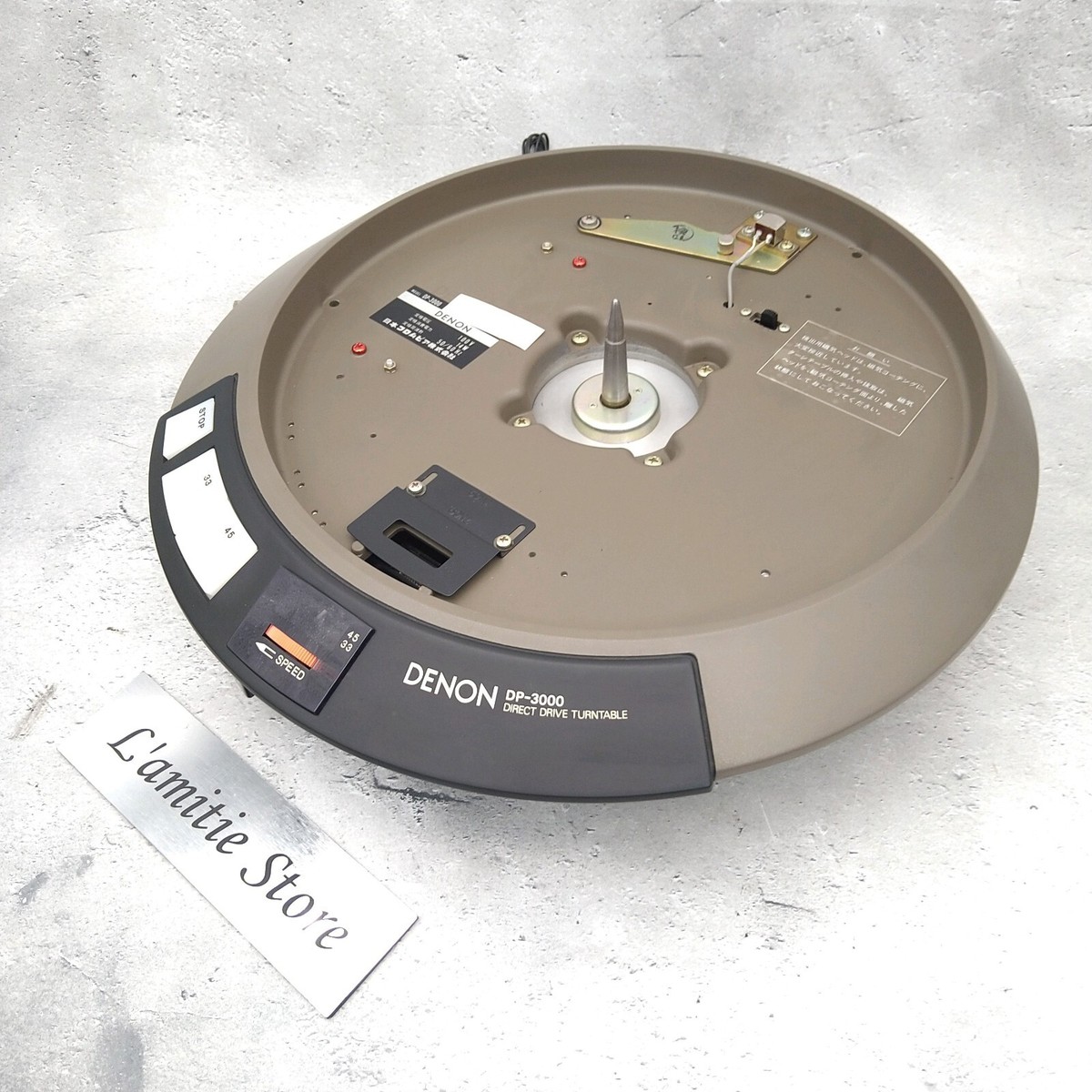 Denon DP-3000 Direct Drive Servo Giradischi Giradischi Analogico Usato Funzio Denon DP-3000 Direct Drive Servo Giradischi Giradischi Analogico Usato Funzio