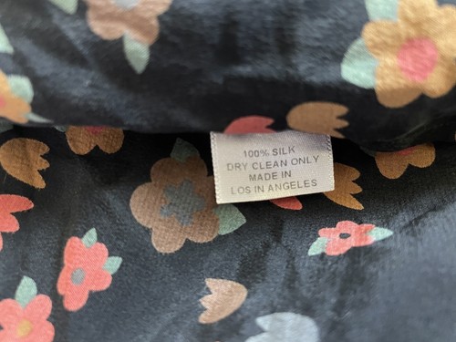 Vintage Barneys New York CO-OP silk dress "made in los in angeles" Size 4 Raffle - Picture 14 of 15