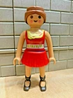 Playmobil character woman dancer beach dress film 40 for custom rare vintage