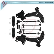 10x Fits Ford Escape Front Lower Control Arm w Ball Joints Tie Rod End Sway Bar