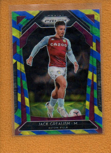 2020-21 PANINI PRIZM プレミア Jack Grealish Jack Grealish 2020-21 Panini Prizm Premier League Choice Blue