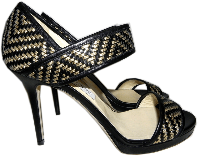 jimmy choo black stilettos