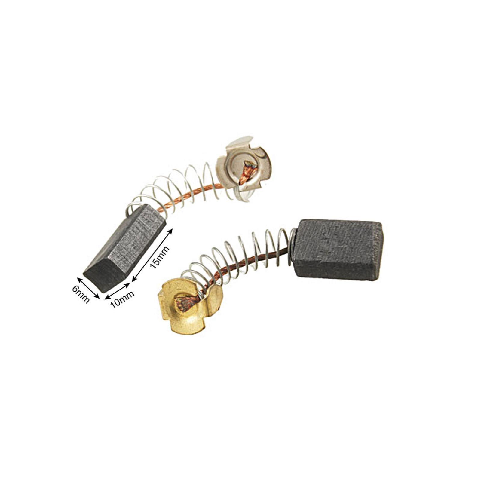 5 pairs Motor Carbon Brushes for Power Tool 15mm x 10mm x 6mm