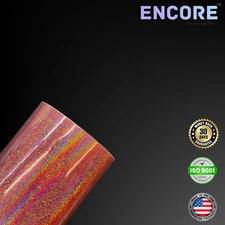 Encore® EFX21 Pink Glitter Holographic Vinyl for Decals/Stickers - MADE IN USA