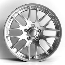 18 M3 Csl Style Hyper Silver Wheels Fits Bmw 5x120 323 325 328 330 335 M340i