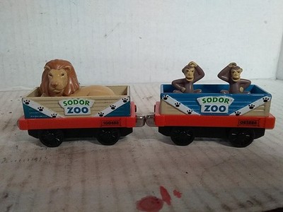 Sodor Zoo Cars - Thomas & Friends Take n Play Take Along Diecast Metal Trains