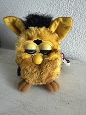 Vintage Furby 1998 Giraffe Print Brown Tan 70-800 Tiger Electronics, WORKING
