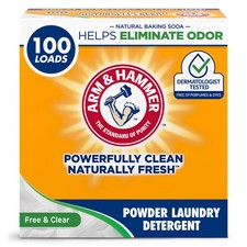 ARM HAMMER Powder Laundry Detergent, Free of Perfume and Dyes, 100 Loads