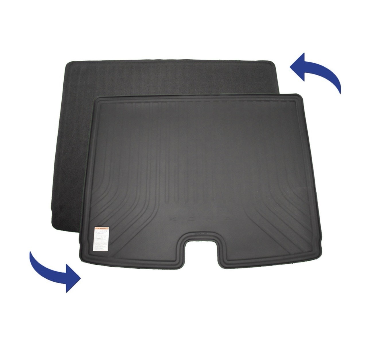 2024-2027 Hyundai Kona Reversible Cargo Tray Genuine OEM BEF12-AC600