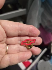 Red Chevy Bowtie Hat Pin