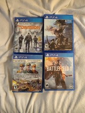 4 PS4 Games, Battlefield 1, The Division, Sudden Strike 4, Monster Hunter World