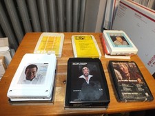SIX VINTAGE 8-TRACK TAPES, UNTESTED SIMON GARFUNKEL EDDY ARNOLD GLEN CAMPBELL ..
