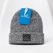 Columbia Youth Whirlibird Cuffed Beanie Gray Knit Winter Hat NWT One Size