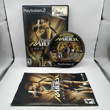 Lara Croft Tomb Raider Anniversary PlayStation 2 2007 PS2 CIB Complete Manual