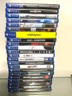 PS4 Video Game Lot 20+ Games Cyberpunk Doom Eternal Hollow Knight COD Used Mint