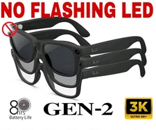 No Front Led Light Modded Ray-Ban Met Wayfarer SERVICEONLY NO PHYSICAL ITEM OAK