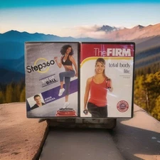 The FIRMtotal body lite. Step360.  Toning 2 DVD Lot