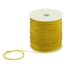 1mm Nylon Satin Cord 305 Yards Bracelet String Beading Thread, Ochre