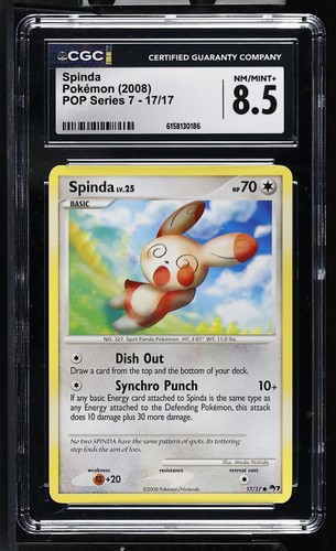 Spinda graded CGC 8.5 for sale on eBay