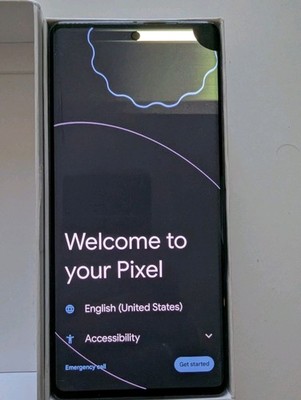 Google Pixel 7 Pro Obsidian, 128 GB ohne Simlock+Zubehör   Defekt/Ersatzteil 
