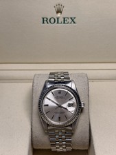 Rolex Datejust 36 Silver Stick Dial on Jubilee 1603 with Box