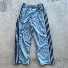 2010 Adidas Women's Gray Track Pants Zip Off Sides Athletic Joggers Size S