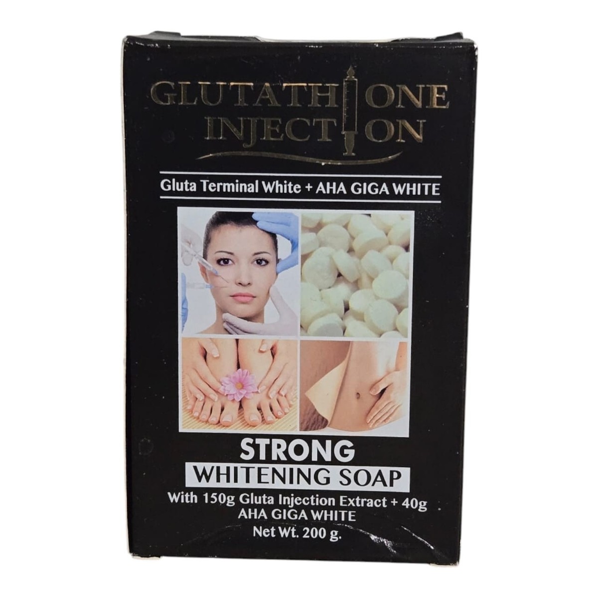Abebi white Glutathion VIP face and body exfoliating soap 200gx1 Exp 2027