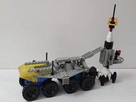 VINTAGE LEGO SPACE 6950 MOBILE ROCKET TRANSPORT 100% COMPLETE w MANUAL & EUC!