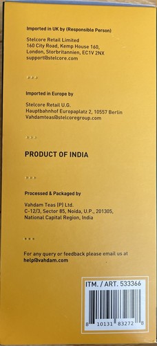 Turmeric Tea Variety Pack Caffeine Free Infusions.VAHDAM indida - Picture 9 of 11