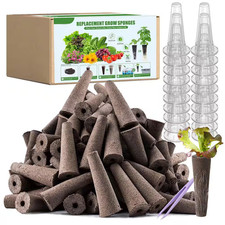 80 Sponges 20 Baskets 1 Tweezer Hydroponic Grow Kit with Seed Pods for Indoor Ou 0.88 per gallon