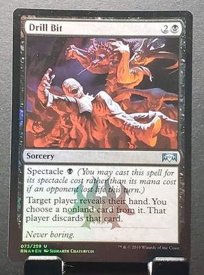 MTG 073/259 DRILL BIT Ravnica Allegiance Foil Uncommon card NM/MT