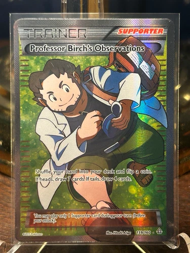 Professor Birch's Observations Full Art 159/160 XY Primal Clash LP - Pokemon TCG - product listing photo