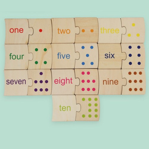 Points Number Matching Toys Montessori Number Matching Card Game Kids - Picture 8 of 8