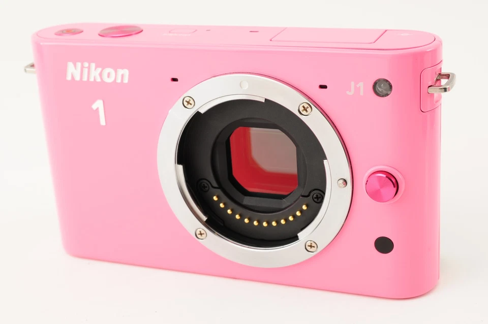 [MINT ] Nikon 1 J1 Pink Digital Mirrorless Camera + 30-110mm VR Lens FROM JAPAN - Image 3 of 4