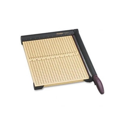 Premier Martin Yale T15 SharpCut 15-Sheet Paper Trimmer Wood Base 17 1/2x12