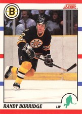 Randy Burridge 1990-91 Score American #72 Boston Bruins