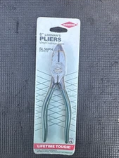 Diamond Diamalloy 6” Lineman’s Pliers Vinyl Sl56PH USA NOS TRIANGLE TOOL