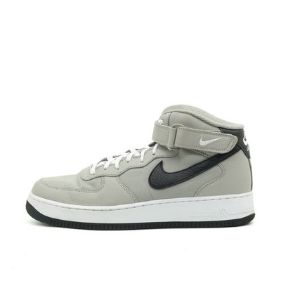 Nike Herren Air Force 1 Mid Schuhe Grau/Schwarz Mittelhoch Sneaker EU 44.5