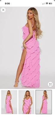 white christmas dresses Flossie Pink Sleeveless Prom Dress - US 12 main image 0