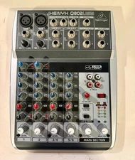 Behringer Xenyx Q802USB 8-Input 2-Bus Mixer / NO POWER ADAPTER