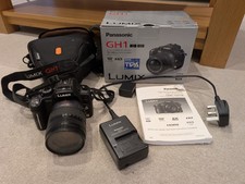 Panasonic Lumix GH1 DSLR Black Camera and accessories