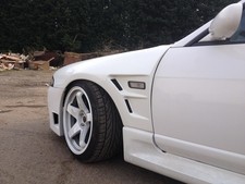 nissan skyline r33 30mm front vented staggered wings replacement arches gtst